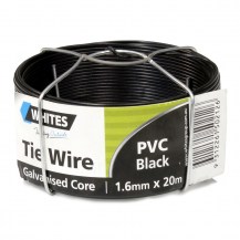 50212 - pvc tie wire black 20m